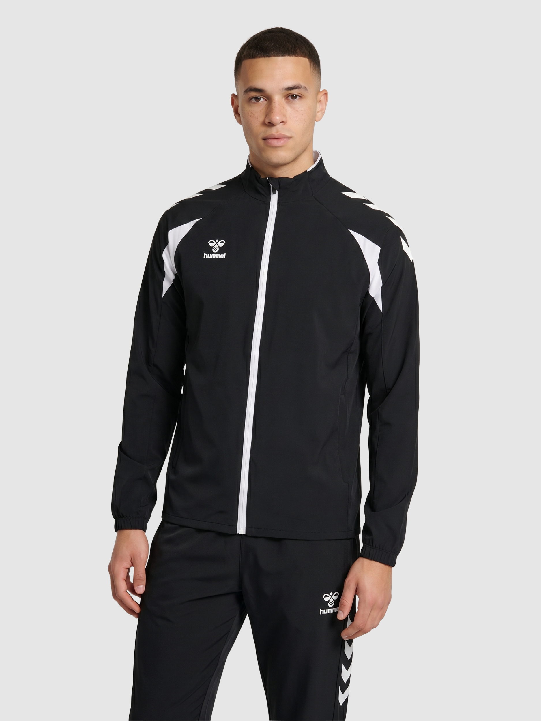hummel CORE 2.0 WOVEN JACKET - BLACK/WHITE | hummel.net