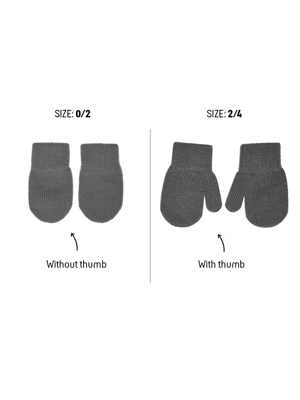 hmlMINI KNIT MITTENS 2-PACK