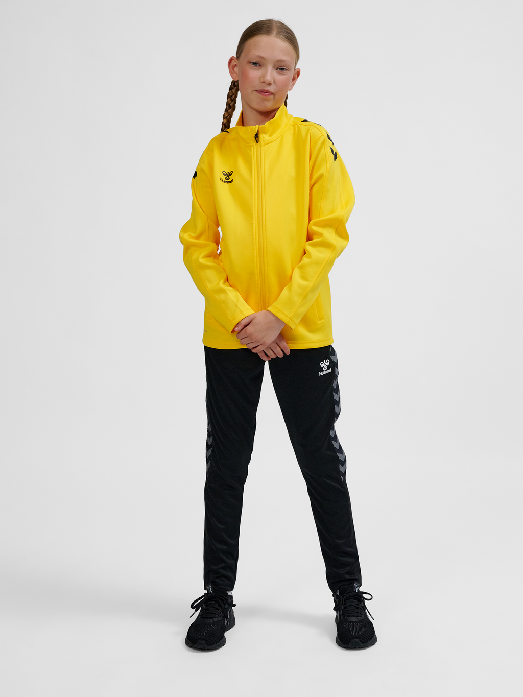 hmlCORE XK POLY ZIP SWEAT KIDS