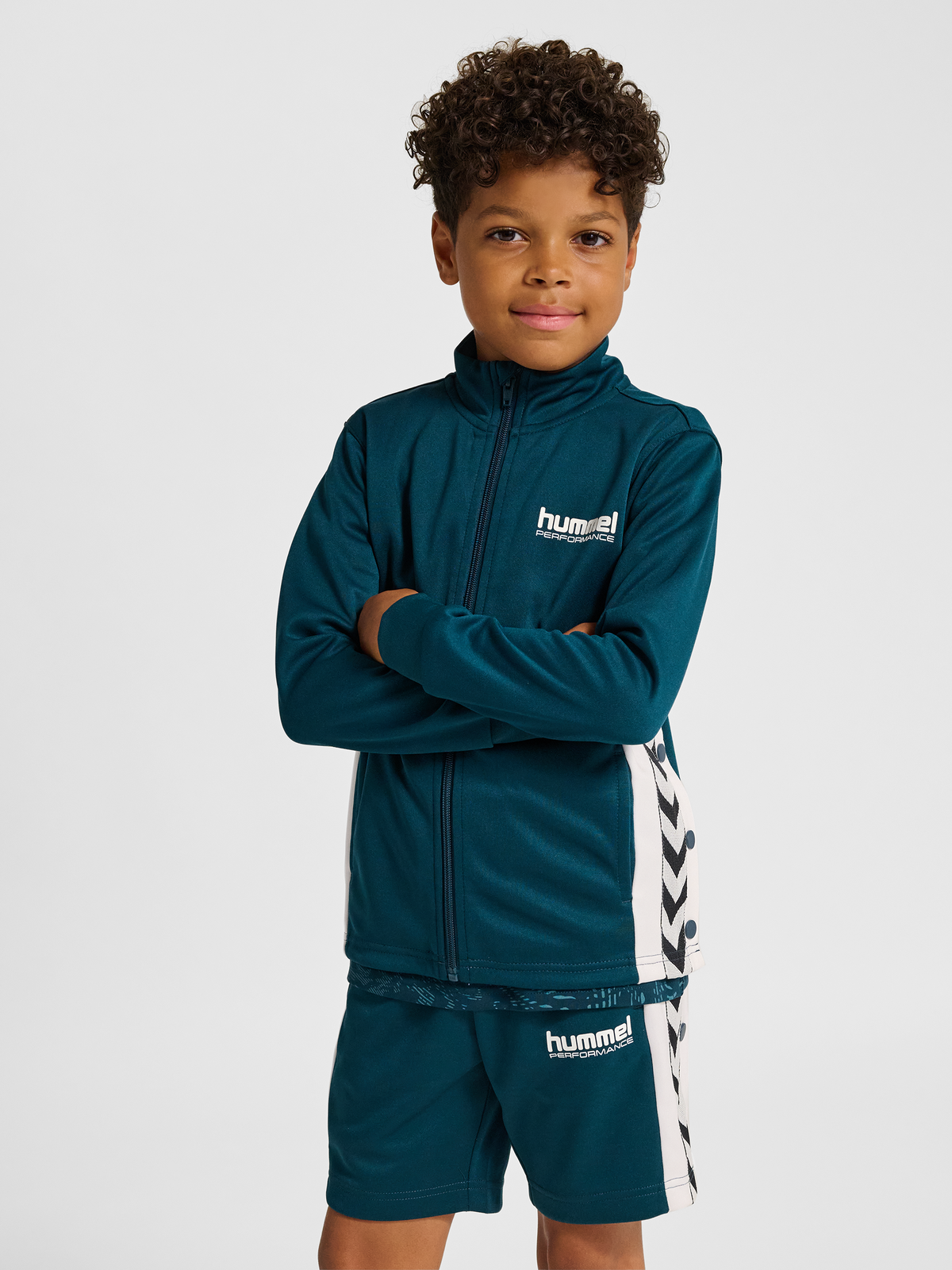 hmlJR CHEVRON ZIP JACKET