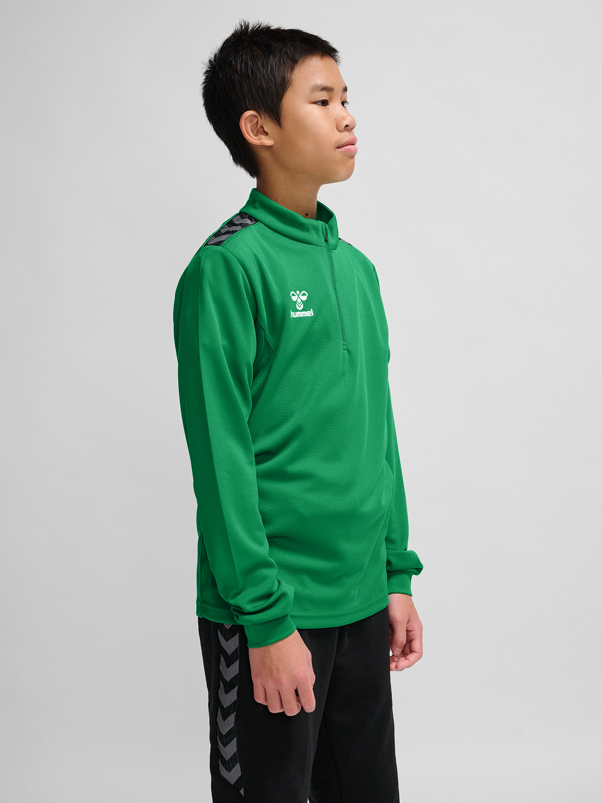 hmlAUTHENTIC HALF ZIP SWEAT KIDS