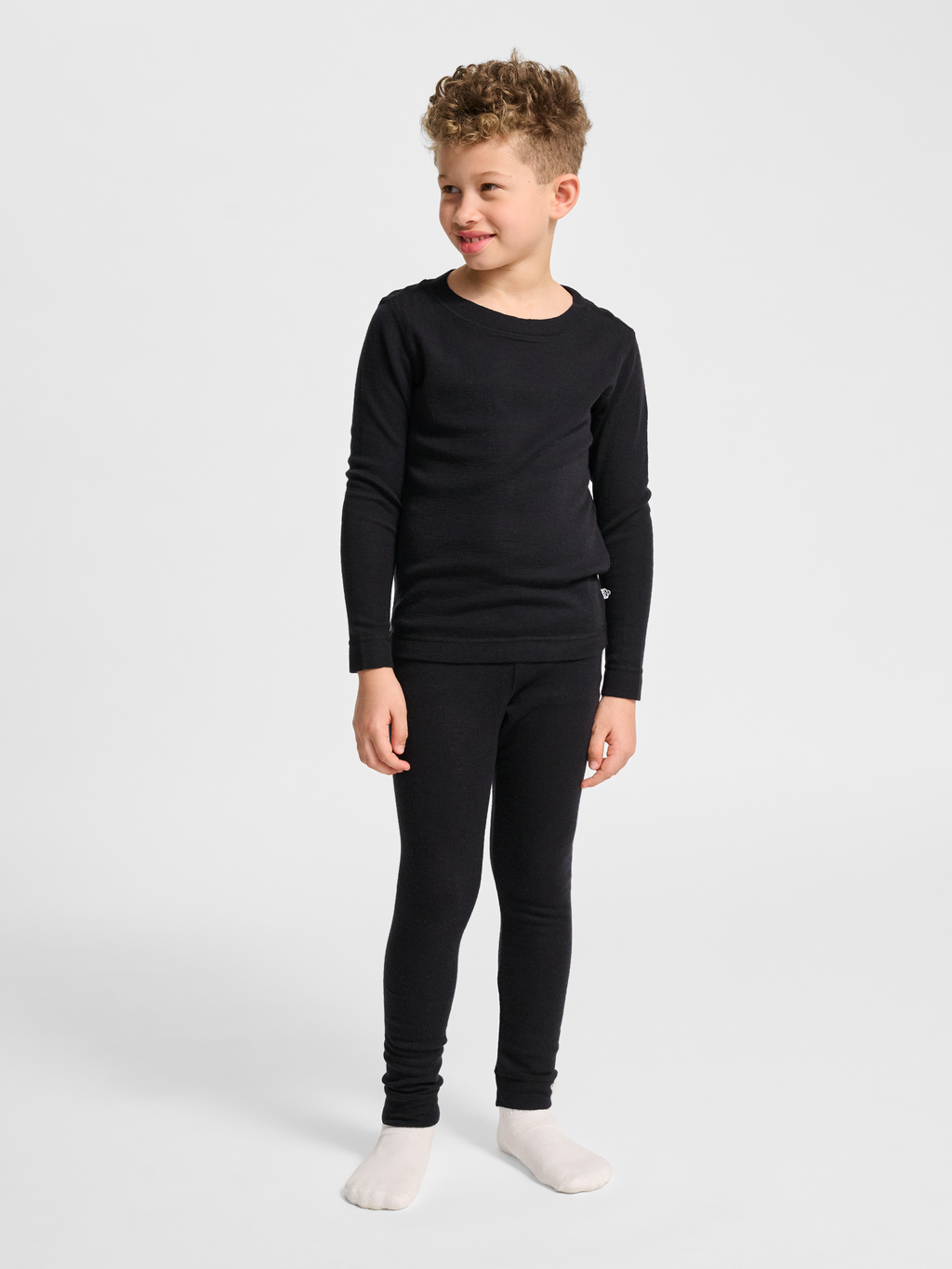 hmlJR WOOL RIB T-SHIRT L/S