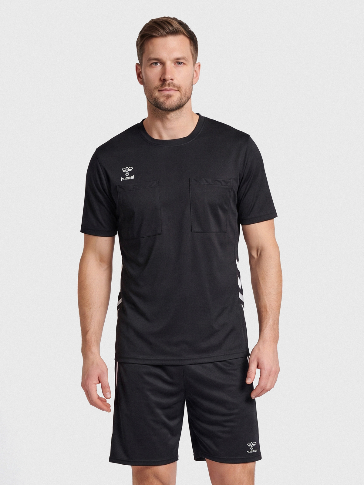 hmlREFEREE CHEVRON JERSEY S/S