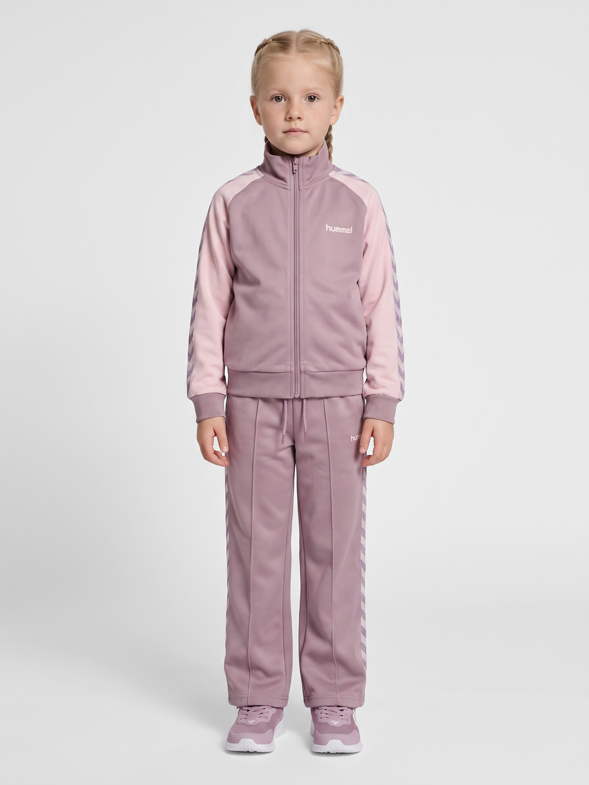hmlJR REG POLY TAPE PANTS