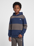 hmlJR LOOSE STRIPE HOODIE BEE