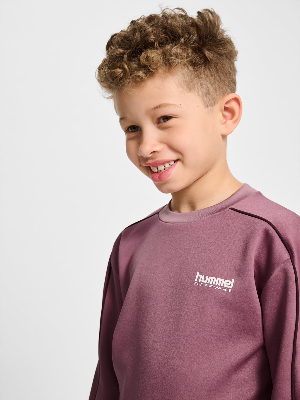 hmlJR INTERLOCK CREWNECK