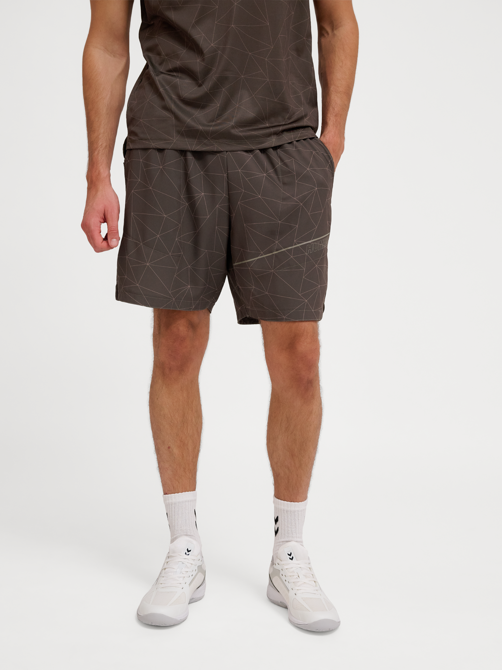 hmlCOURT AOP POCKET SHORTS