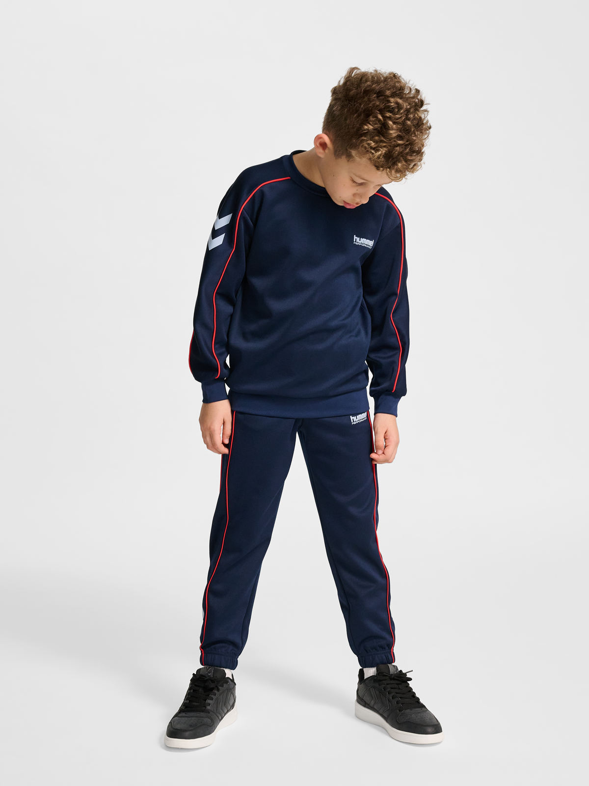 hmlJR INTERLOCK CREWNECK