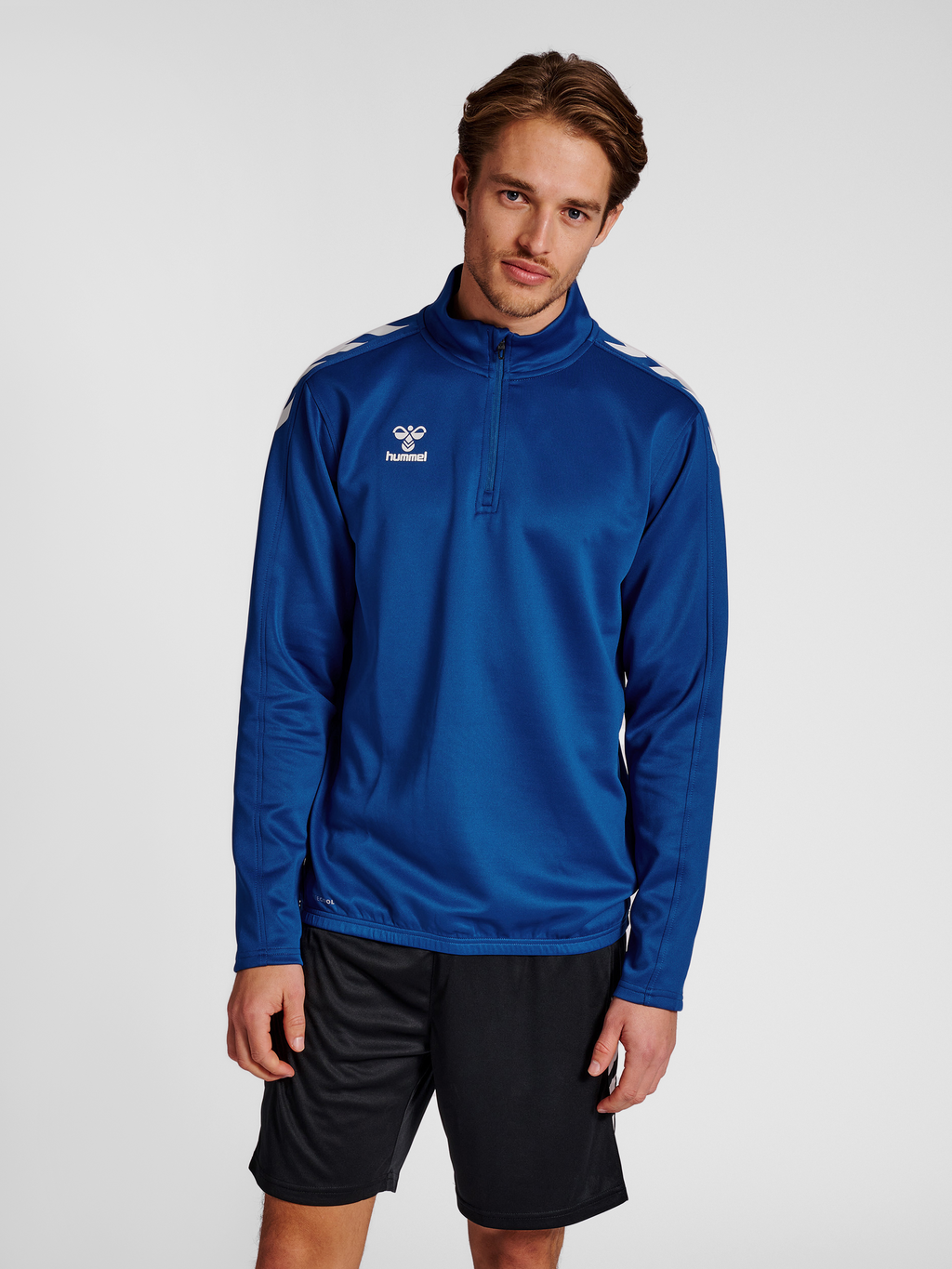 hmlCORE XK HALF ZIP POLY SWEAT