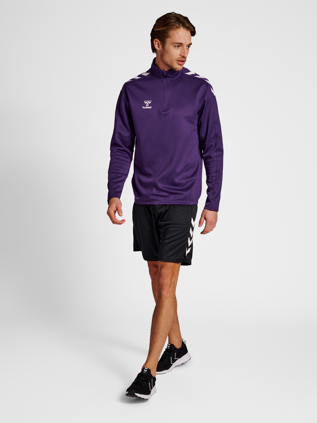 hmlCORE XK HALF ZIP POLY SWEAT