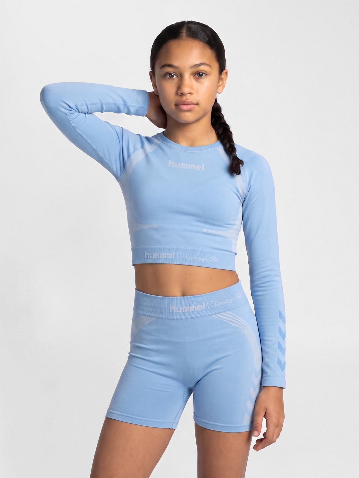hmlSI SEAMLESS CROPTOP L/S