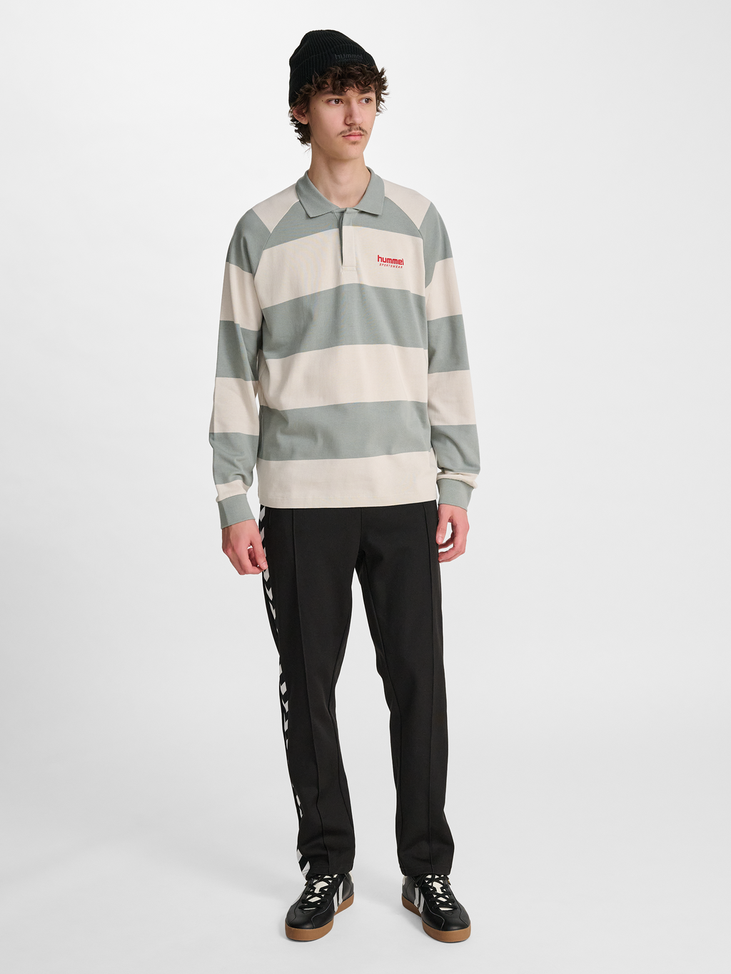 hmlLOOSE STRIPED POLO L/S