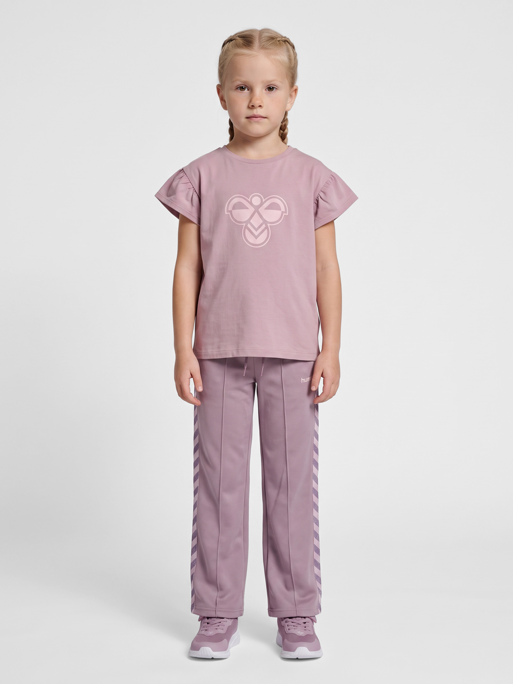 hmlJR RUFFLE T-SHIRT SS BIG BEE