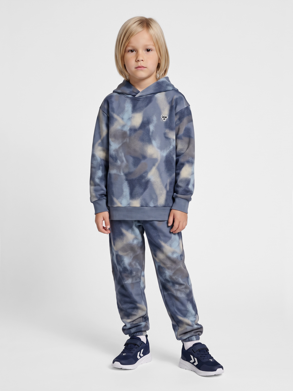 hmlJR LOOSE AOP HOODIE BEE
