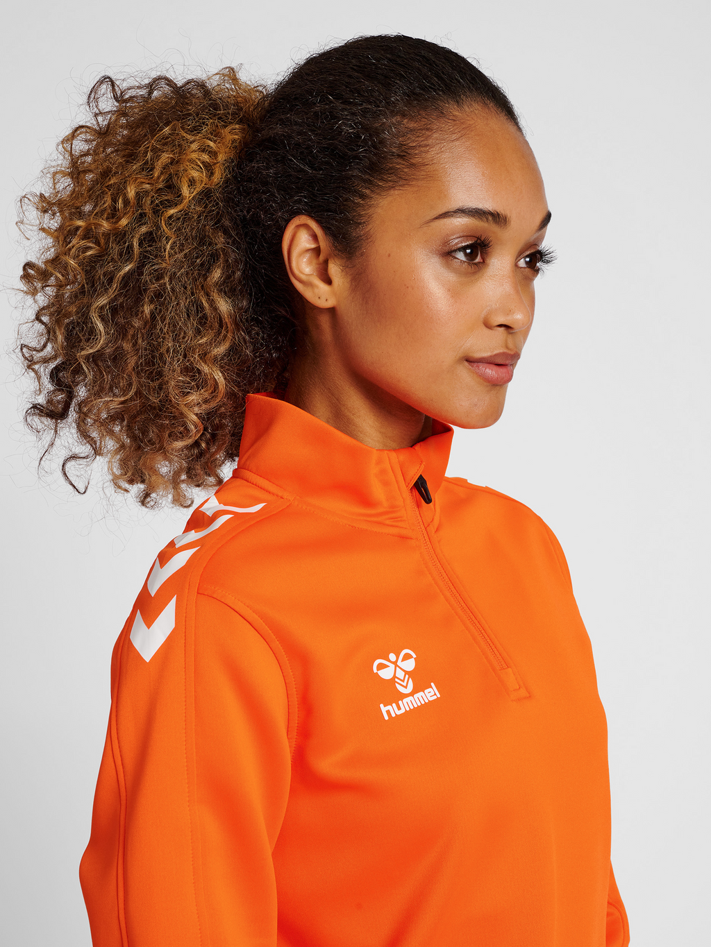 hmlCORE XK HALF ZIP SWEAT WOMAN