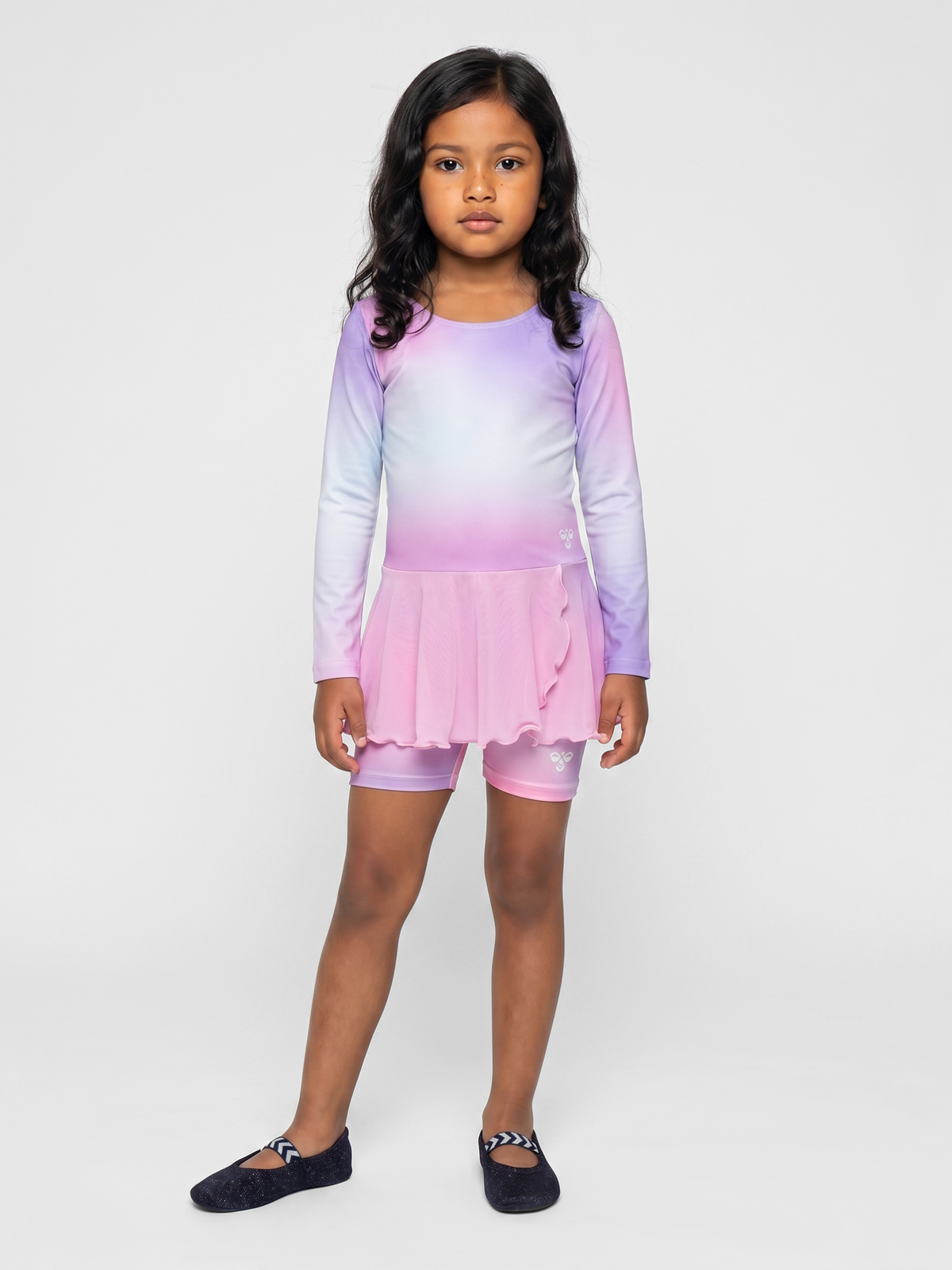 hmlJR GRADIENT SKIRTY GYMSUIT L/S