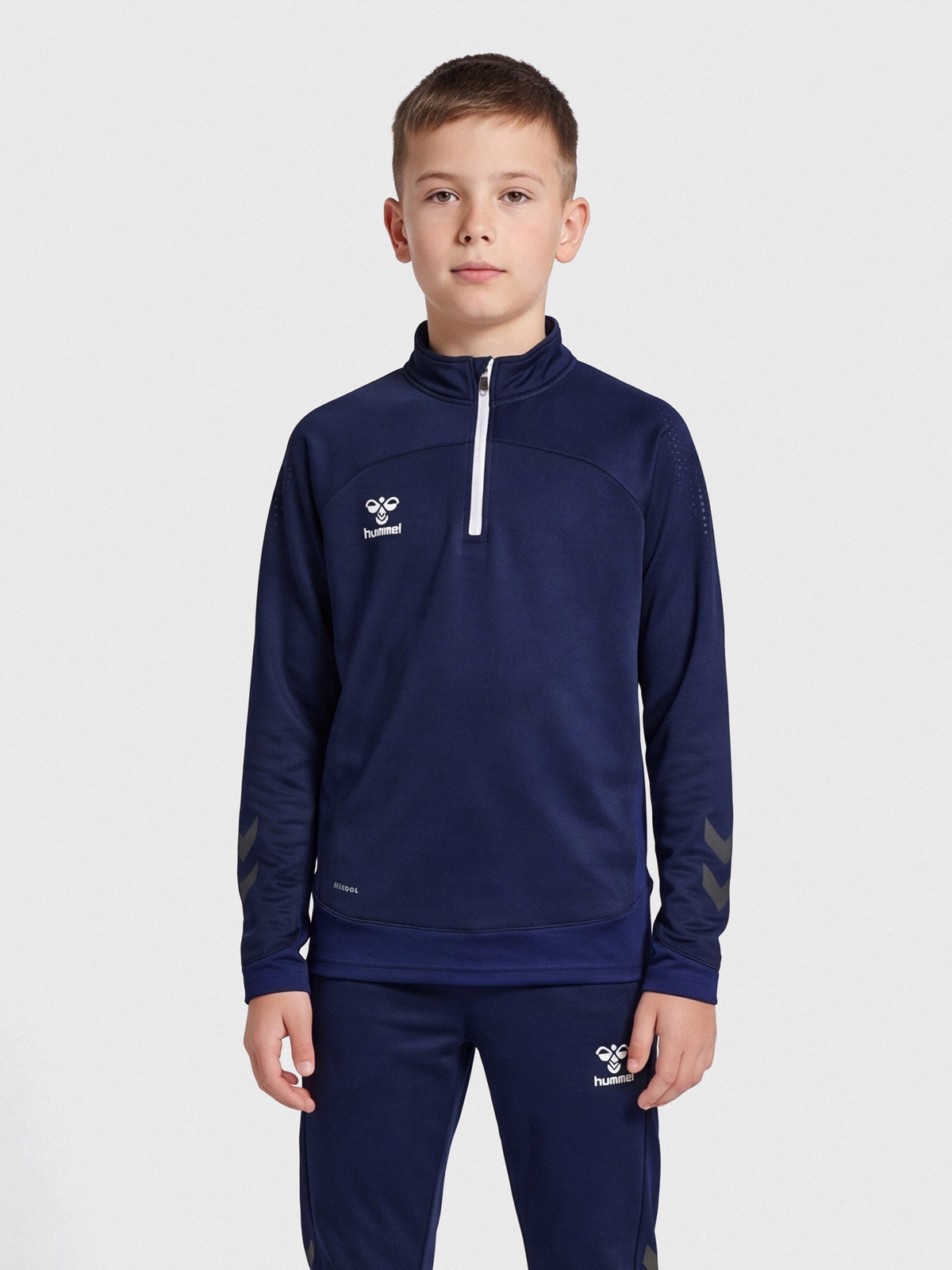 hmlLEAD HALF ZIP KIDS