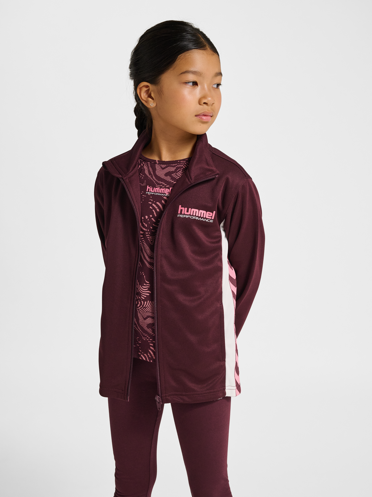 hmlJR CHEVRON ZIP JACKET