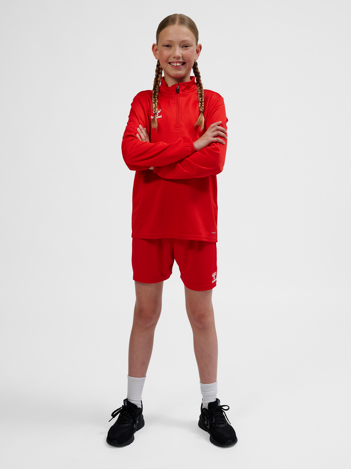 hmlESSENTIAL HALF-ZIP KIDS