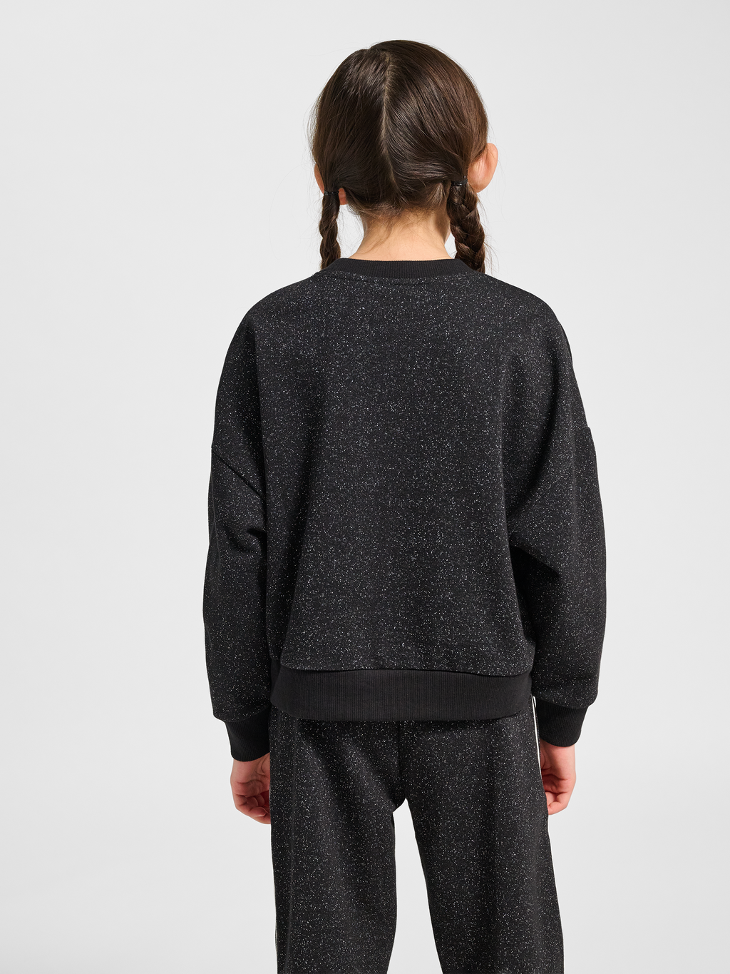 hmlJR LOOSE GLITTER CREWNECK