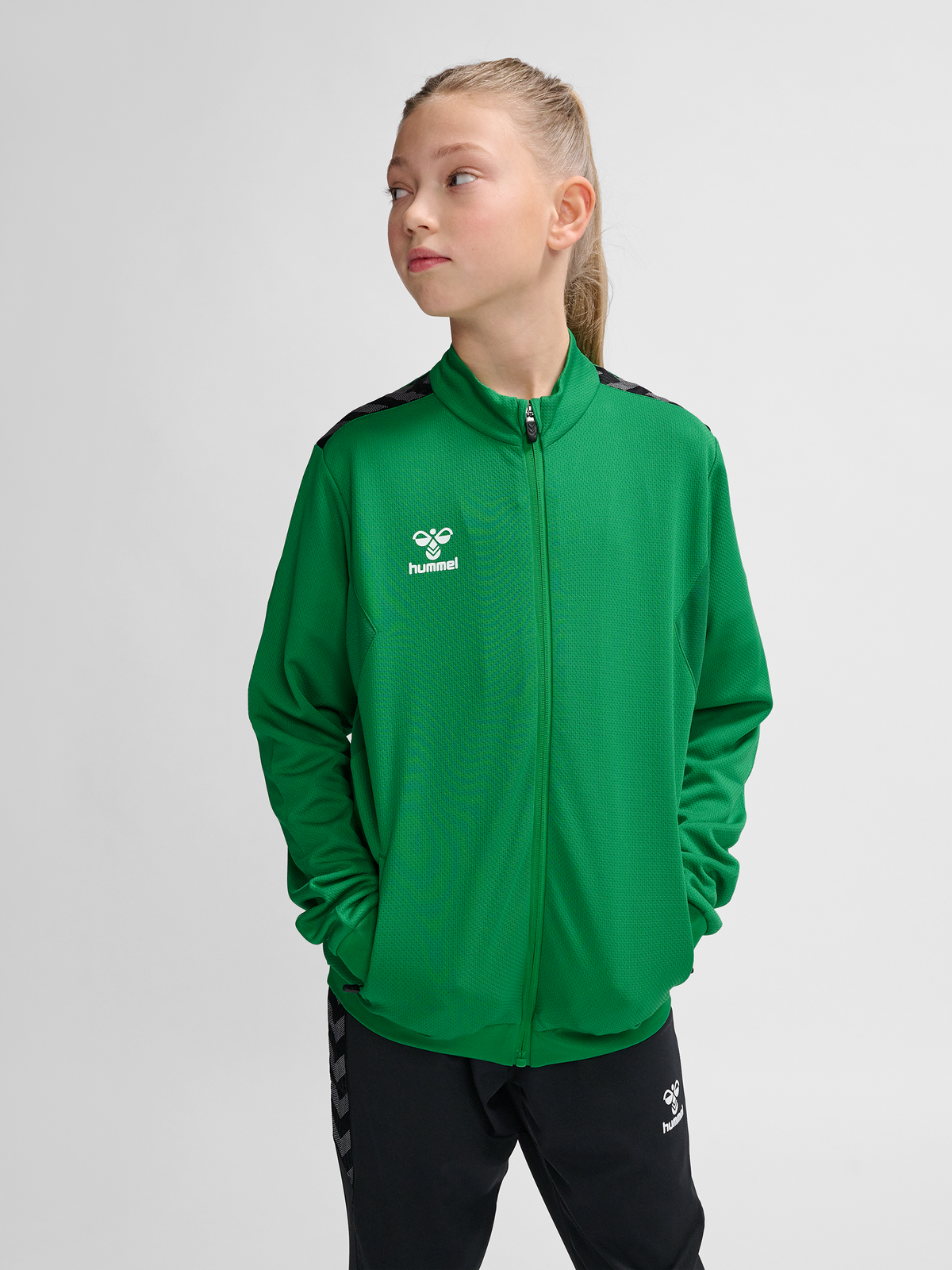 hmlAUTHENTIC PL ZIP JACKET KIDS