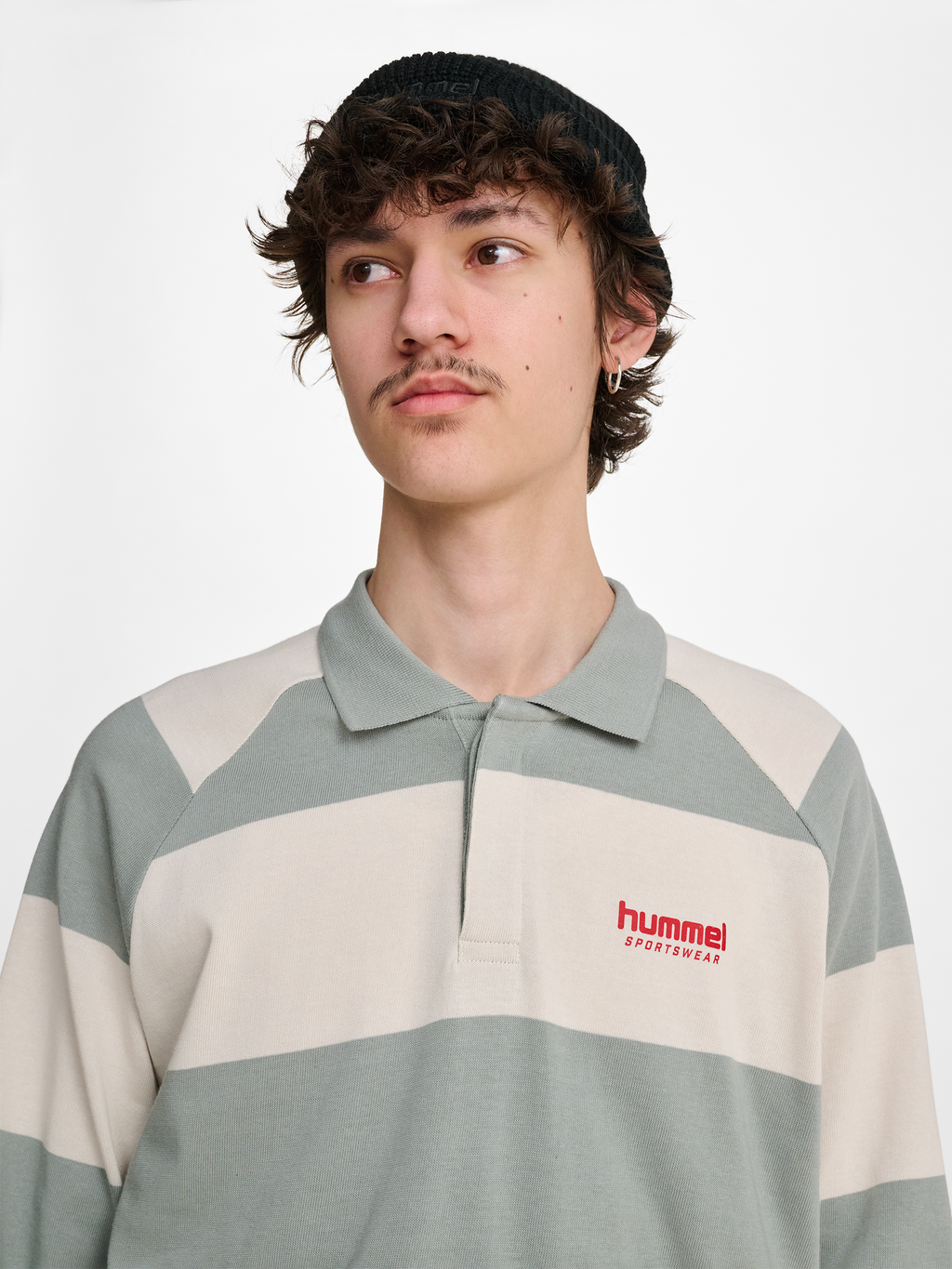 hmlLOOSE STRIPED POLO L/S