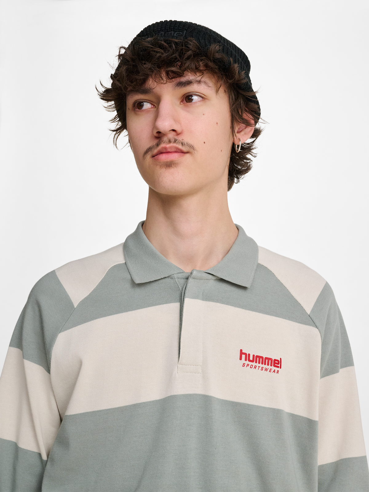hmlLOOSE STRIPED POLO L/S
