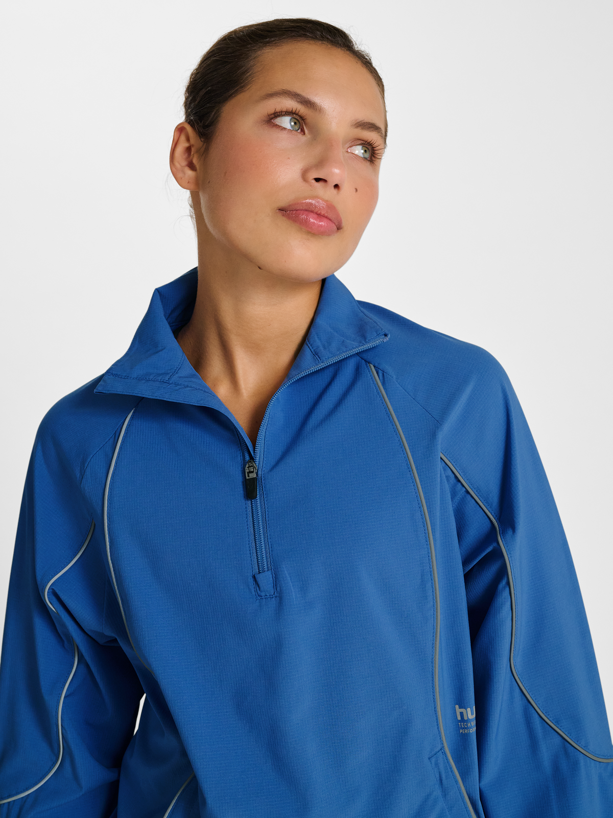hmlPULSE WOVEN W HALF ZIP