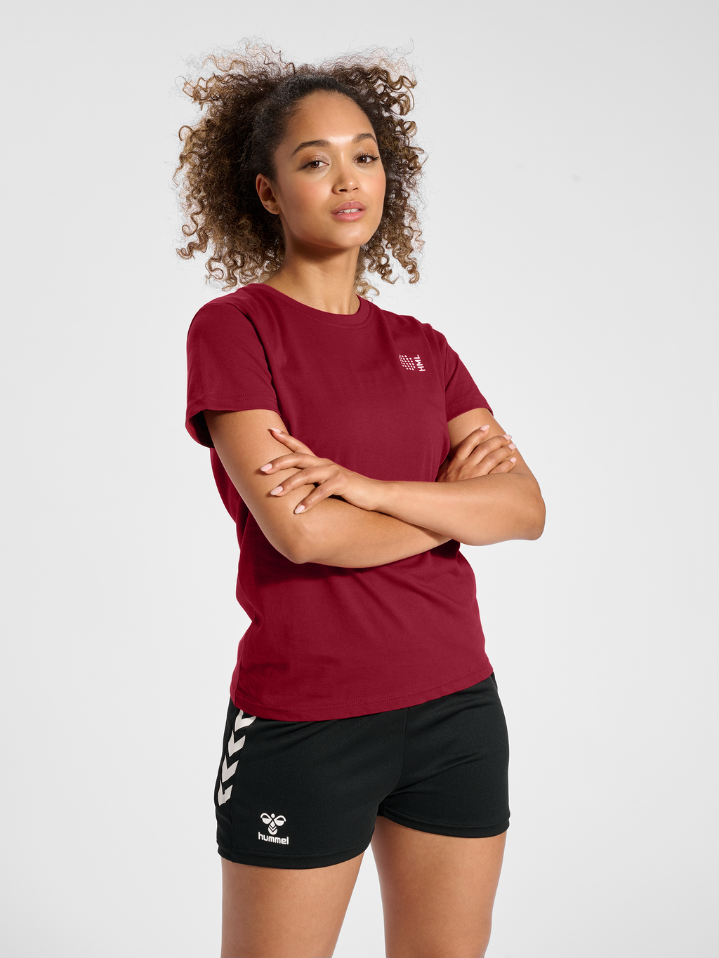 hmlCOURT COTTON T-SHIRT S/S WOMAN