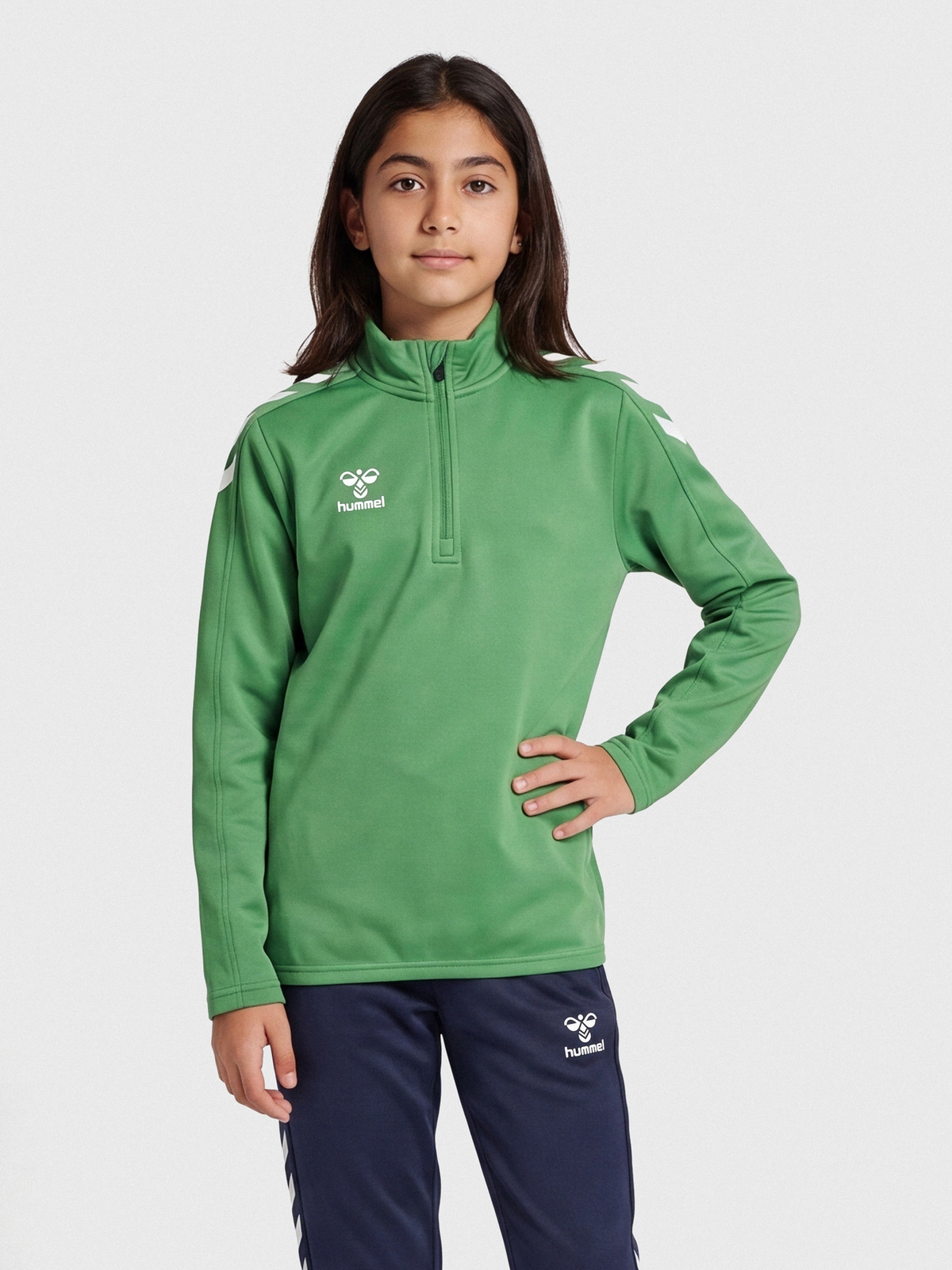hmlCORE XK HALF ZIP POLY SWEAT KIDS