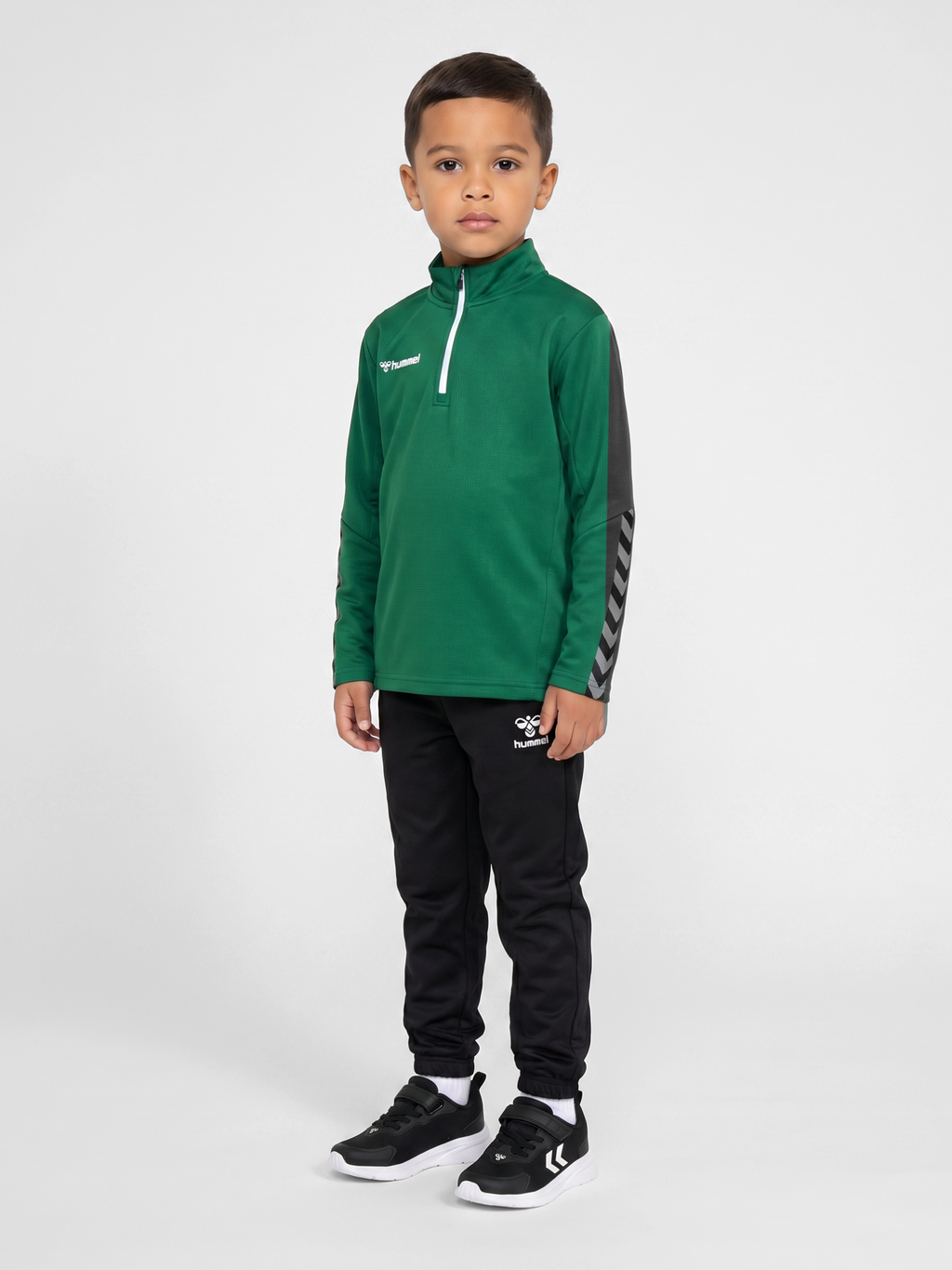 hmlAUTHENTIC KIDS HALF ZIP SWEATSHI