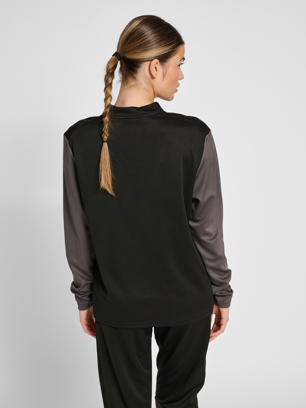 hmlONGRID 1/2 ZIP POLY SWEAT WO