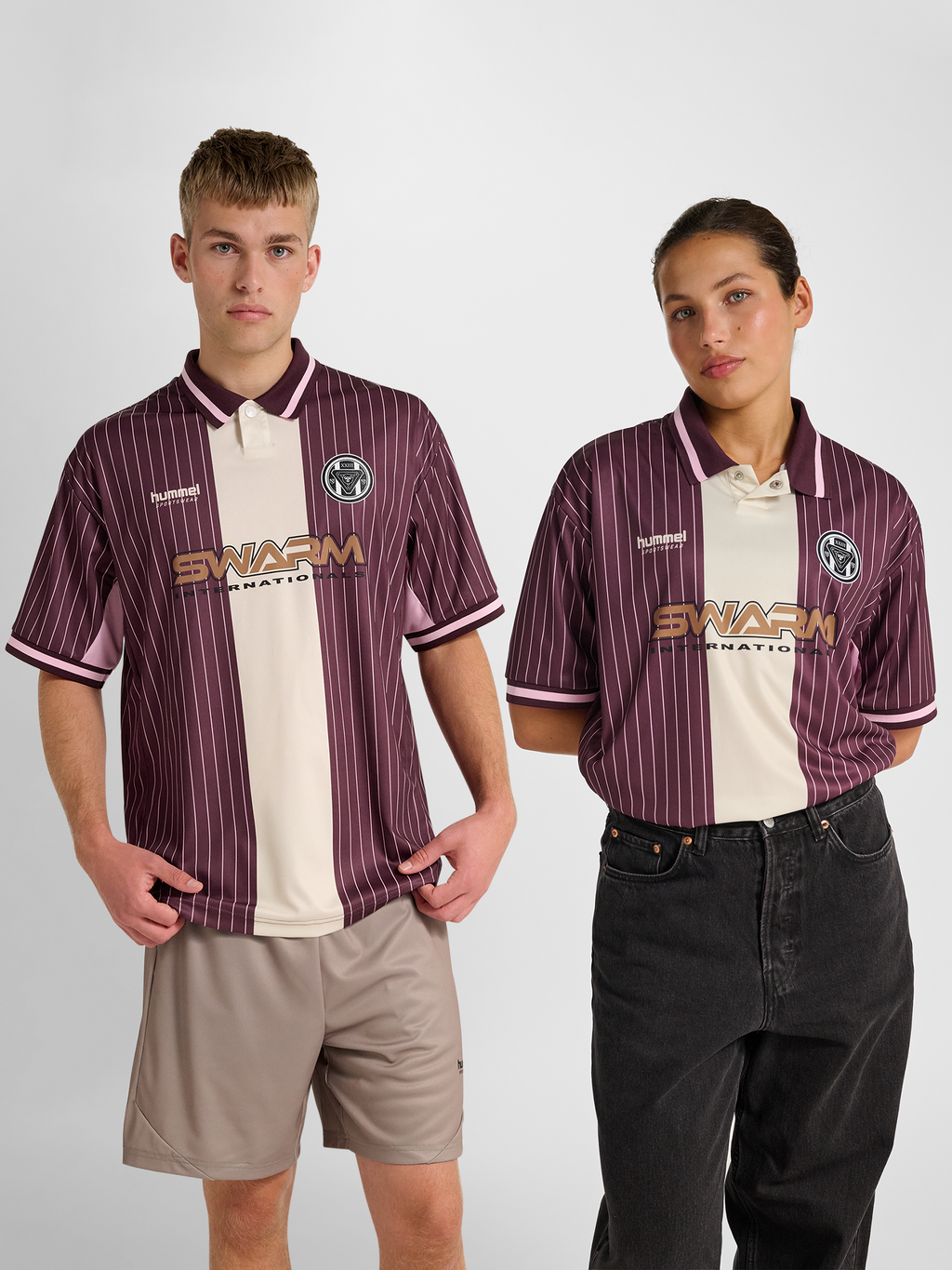 hmlLOOSE FB JERSEY S/S STRIPED