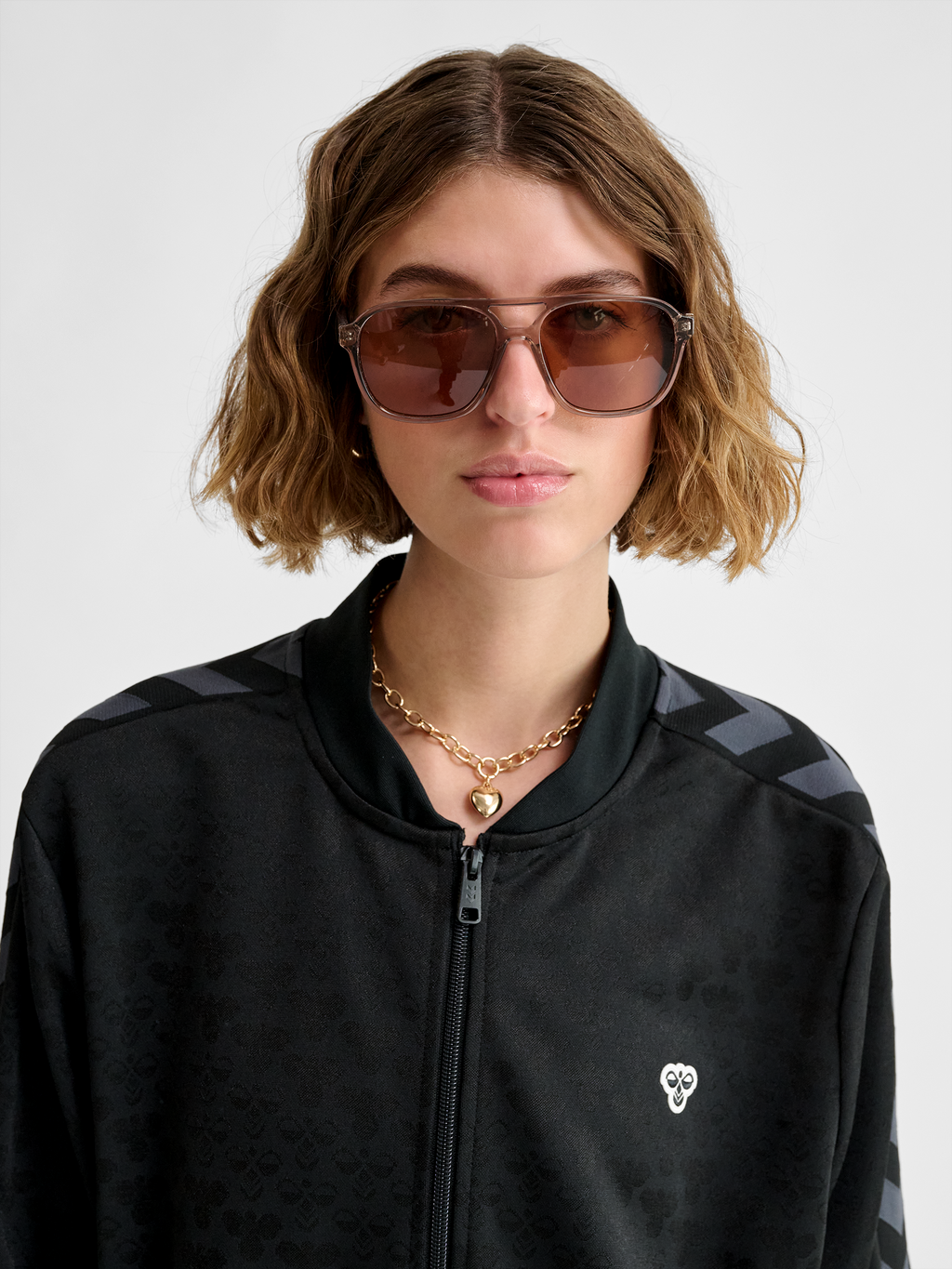 hmlARCHIVE REGULAR POLY JACKET AOP