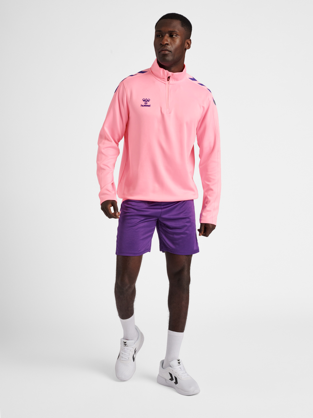 hmlCORE XK HALF ZIP POLY SWEAT