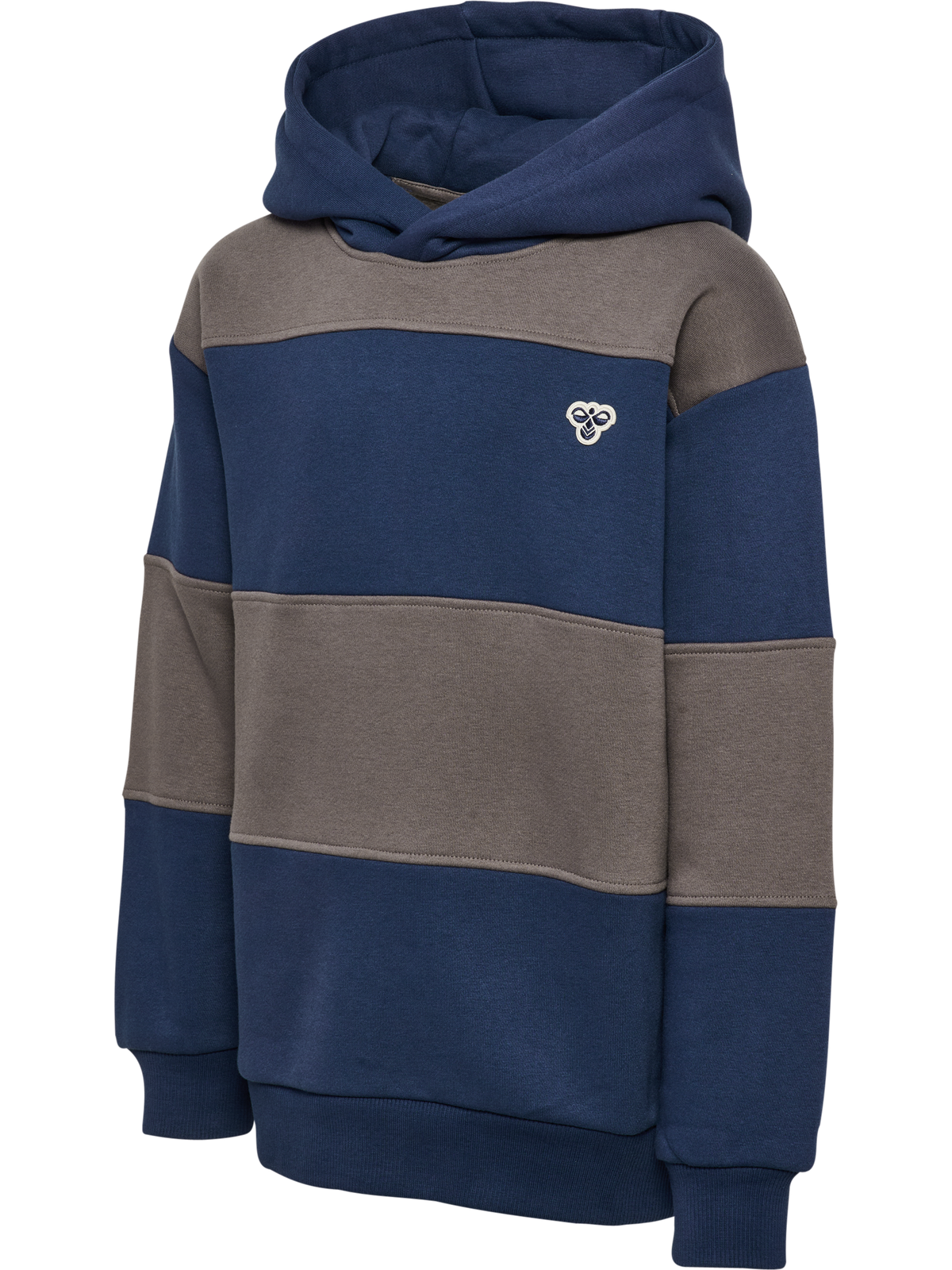 hmlJR LOOSE STRIPE HOODIE BEE