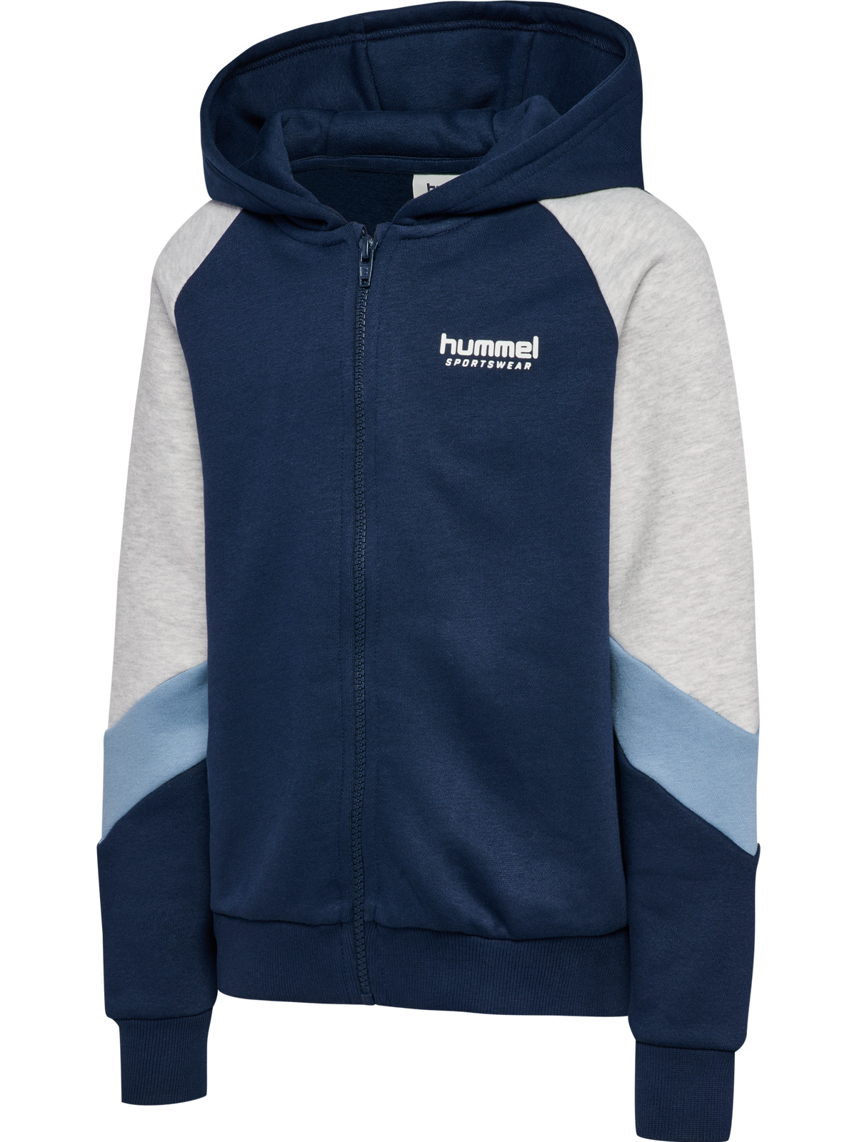 hmlJR LOOSE BLOCKED ZIP HOODIE