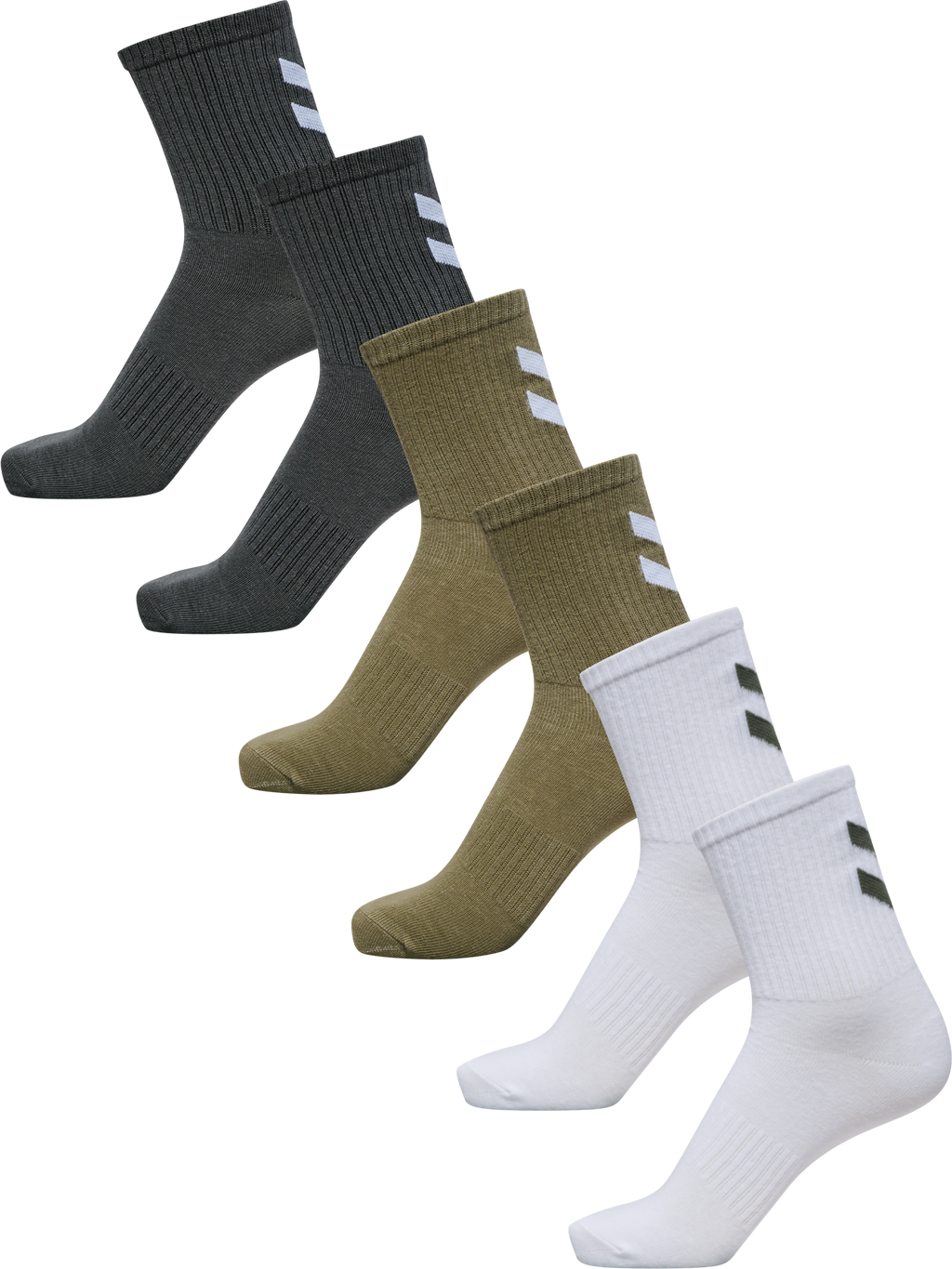 hmlCREW STRIPE 6-PACK SOCKS