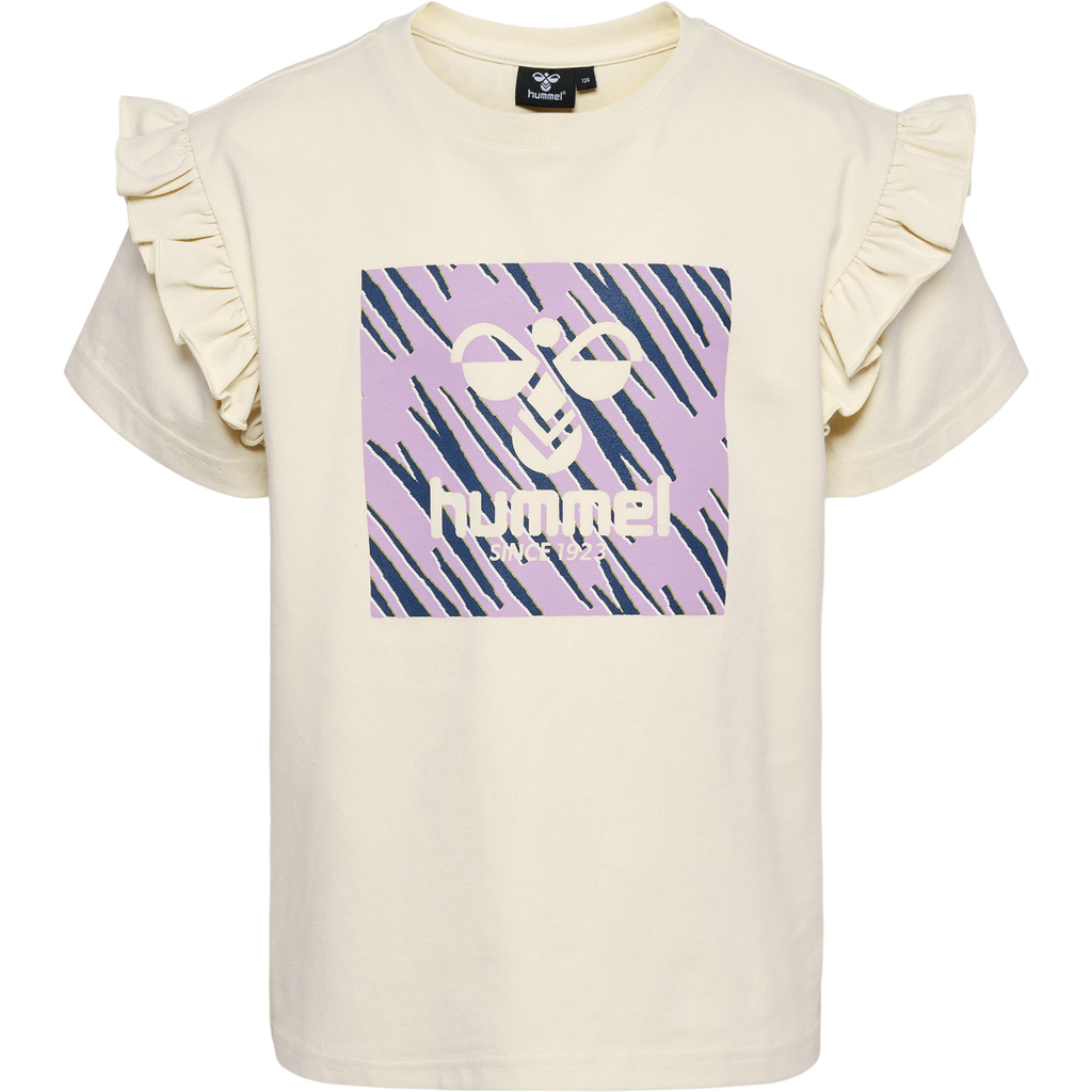hmlFLOWY RUFFLE T-SHIRT S/S