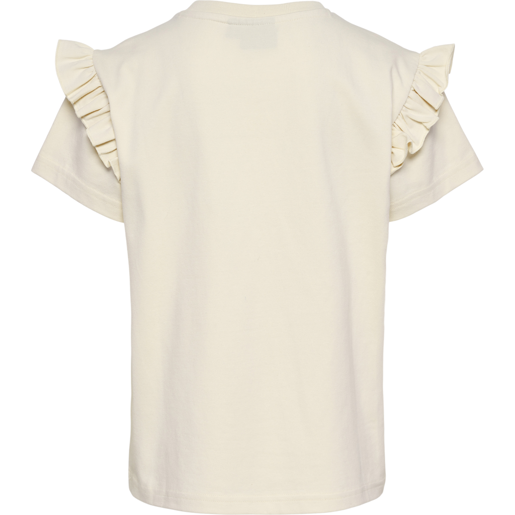 hmlFLOWY RUFFLE T-SHIRT S/S