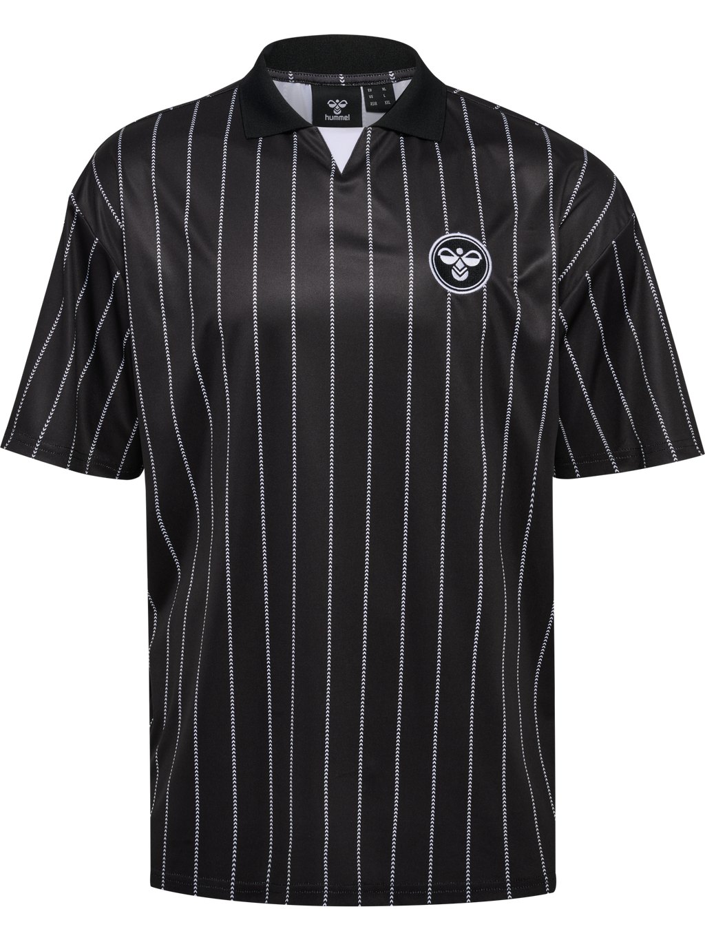 Chevron Pinstripe Polo Shirt