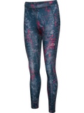 BLACK PRINTED WARM TIGHTS