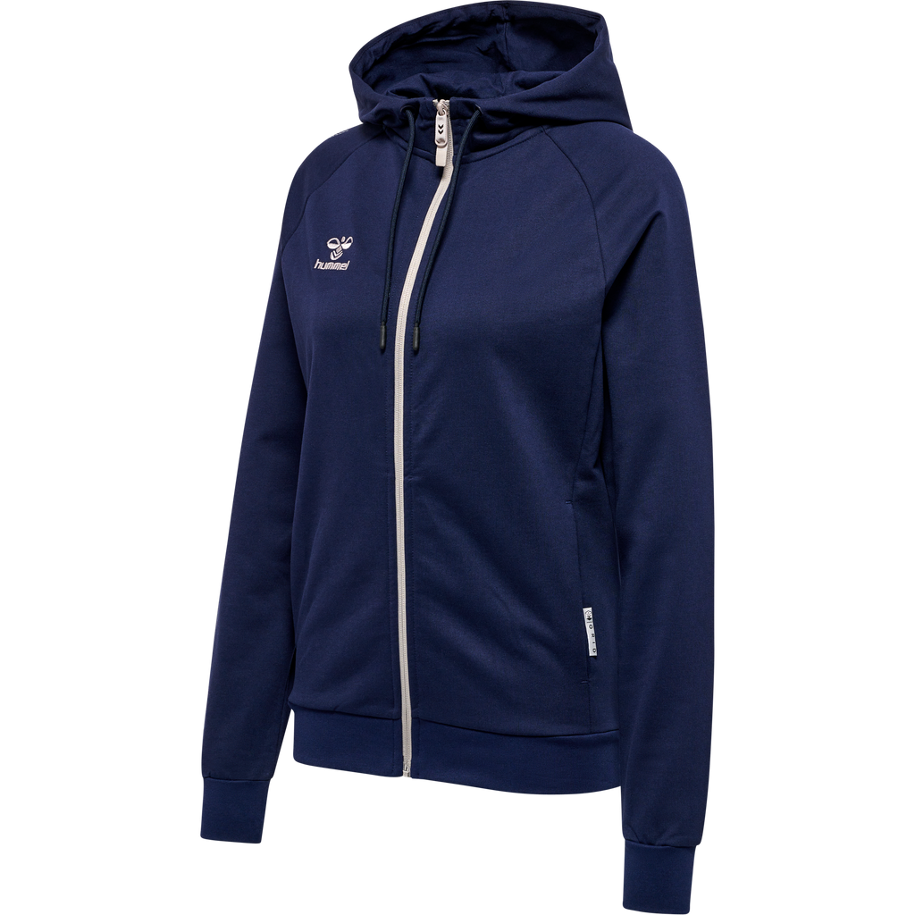 hmlMOVE GRID COTTON ZIP HOODIE WOMA
