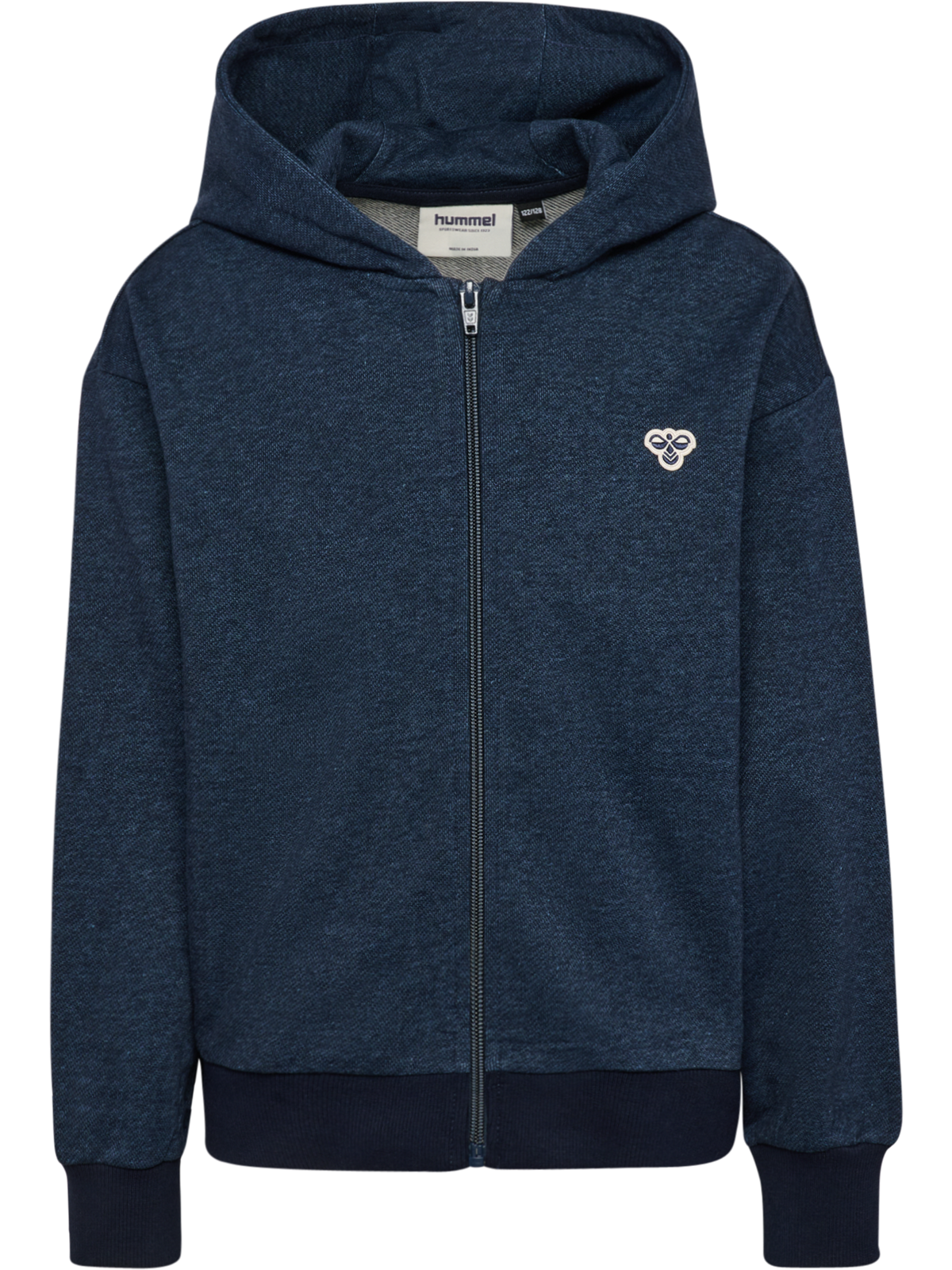hmlJR LOOSE DNM ZIP HOODIE BEE