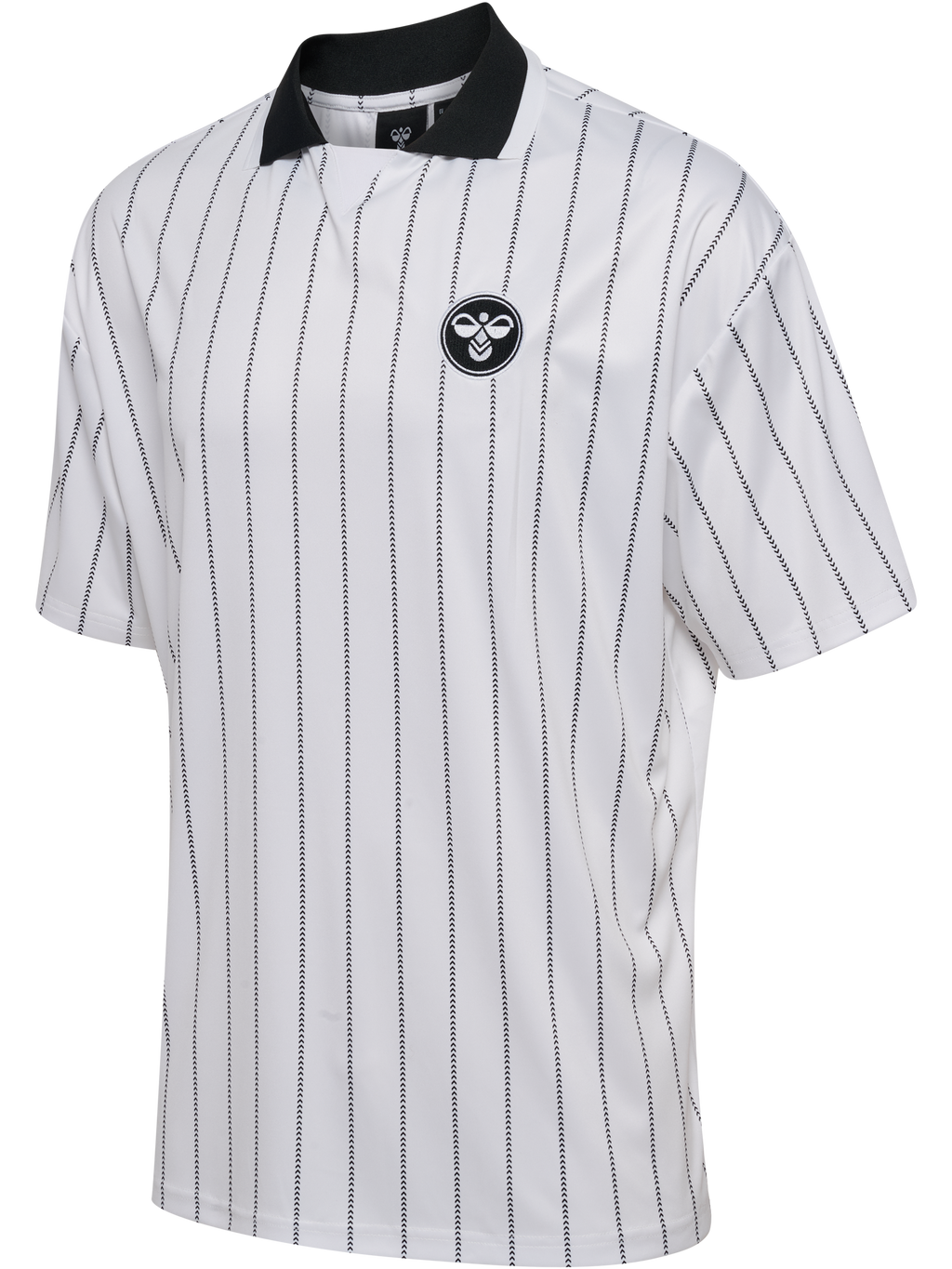 Chevron Pinstripe Polo Shirt