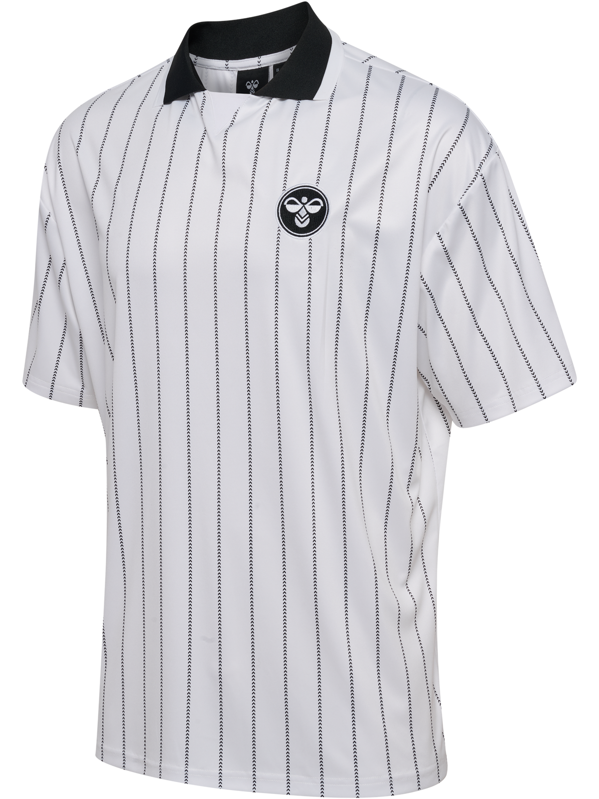 Chevron Pinstripe Polo Shirt