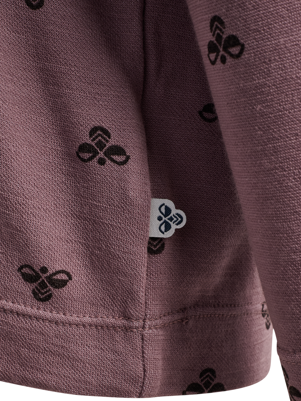 hmlMINI WOOL T-SHIRT L/S TWILIGHT MAUVE