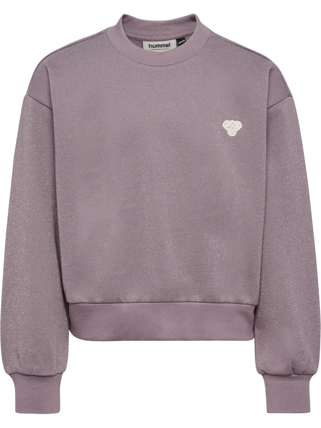 hmlJR LOOSE GLITTER CREWNECK BEE