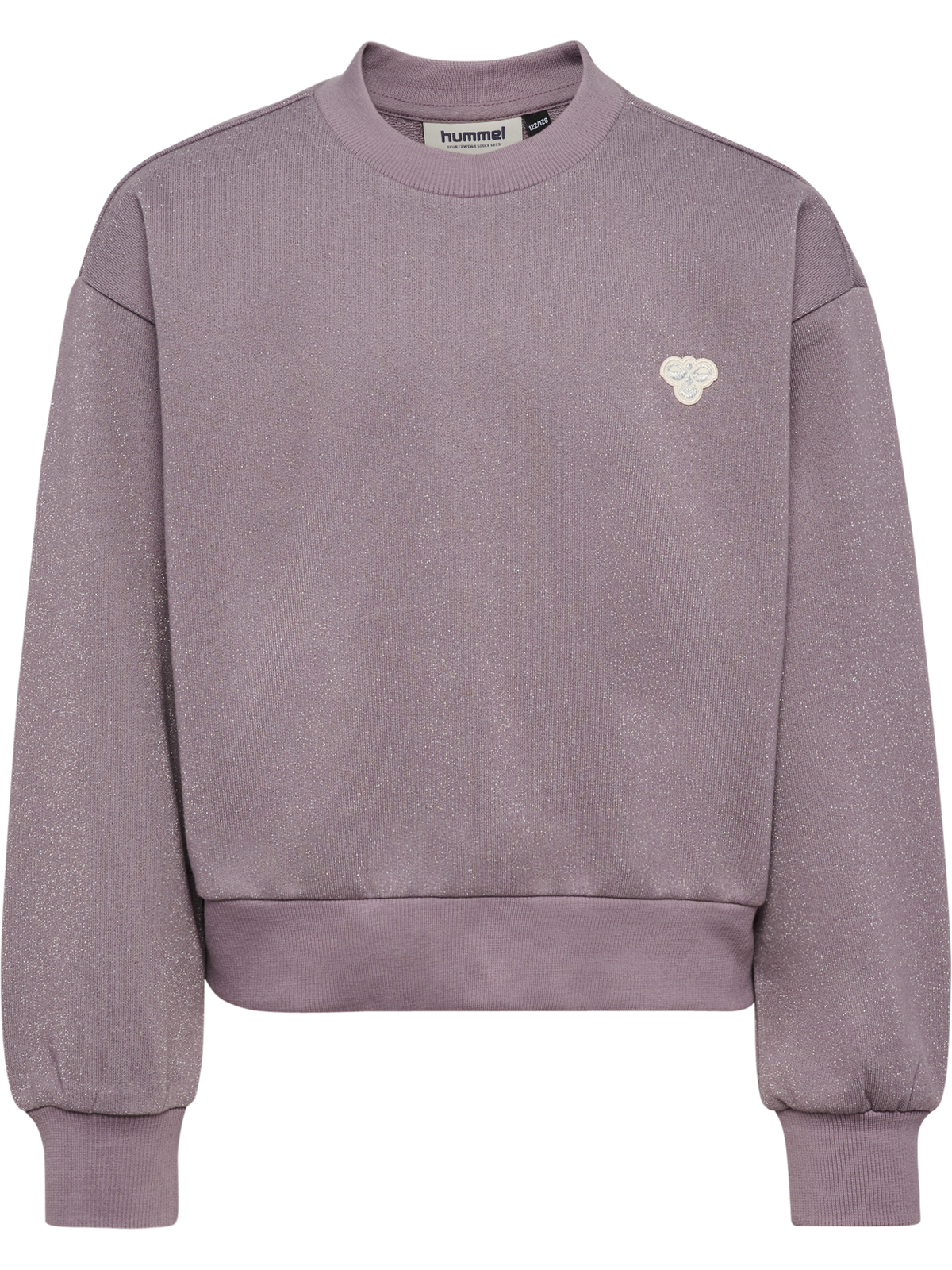 hmlJR LOOSE GLITTER CREWNECK BEE