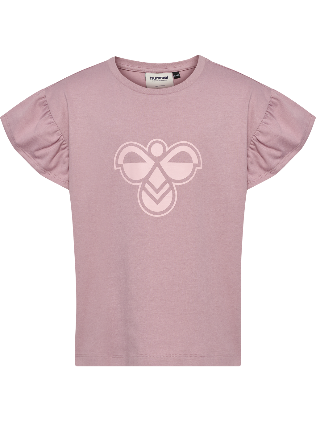 hmlJR RUFFLE T-SHIRT SS BIG BEE